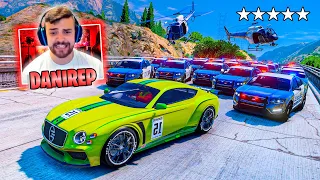 100 POLICIAS vs 1 LADRÓN - GTA 5 ONLINE