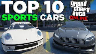 My Top 10 FAVORITE Sports Cars in GTA Online