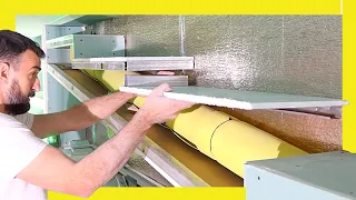❇️ How To COVER PIPE With Plasterboard 🤜 Metal Stud 🔥 DECORATIVE Drywall SHELF