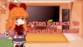 afton's react to security breach (short)