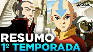 RESUMO DE "AVATAR: A LENDA DE AANG" -1° TEMPORADA!