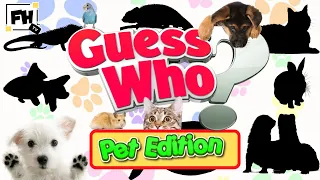 Guess Who? Family Workout Pets Edition | What Is This? Family Fitness