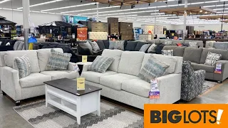 BIG LOTS SHOP WITH ME SOFAS COUCHES ARMCHAIRS COFFEE TABLES FURNITURE SHOPPING STORE WALK THROUGH