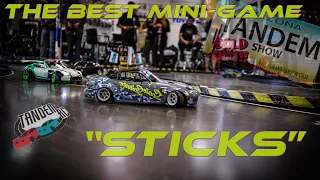 This is the BEST RC Drifting Mini-Game! | A Game of "Sticks" at The Tandem Show 2022 | Tandem RC |