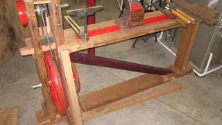 The Foot Powered (Treadle) Lathe