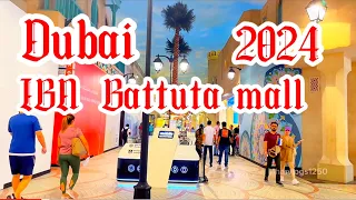 #4k || IBN BATTUTA MALL || amazing architecture || walking tour || 30 May 2024