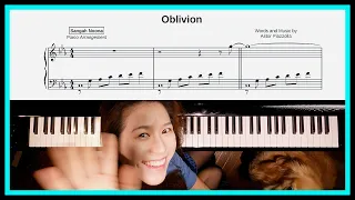 Oblivion (Astor Piazzolla) Piano by Sangah Noona with Sheet Music