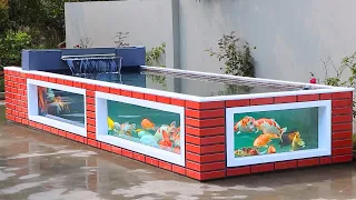 How To Make Outdoor Aquarium 2000gal - Design And Decorations