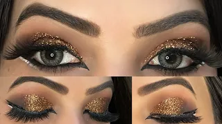 Smokey Glitter Copper Shade Makeup Tutorial / part 4