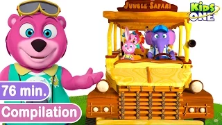 Wheels On The Bus and More Nursery Rhymes Compilation - KidsOne