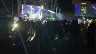 Julian “Jumpin” Perez performing live at the Halloween Bash @ SeatGeek Stadium Drive In