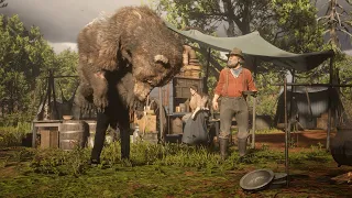 The gang's reaction to the Legendary Bear