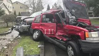 Teen driver cited for DUII after crashing into parked truck in Cornelius