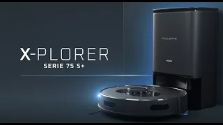 ROWENTA | X-Plorer 75S + : révolutionne le nettoyage avec le vidage automatique de la poussière.