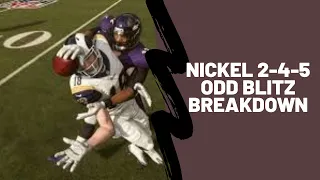 Madden 22 Blitz Breakdown - Nickel 2-4-5 Odd LB Cross Blitzing Concept|