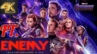 Avengers Epic Endgame Battle with Iron Man's Sacrifice Ft. Enemy Song by Imagine Dragons ( Arcane )