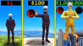 GTA 5 : $1 GOJO to $1,000,000,000 SATORU GOJO in GTA 5!