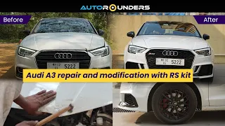 We Repaired this AUDI A3 and Modified with it with RS kit