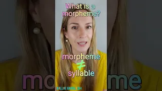 🤓 What is a morpheme? | Free & bound morphemes in English 🇬🇧🇺🇲 #morpheme #morphology #english
