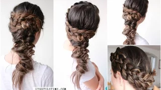 How to Five (5)Strand Dutch Braid | Side Boho Hairstyle on yourself