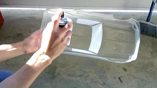 How to paint a clear RC car body shell