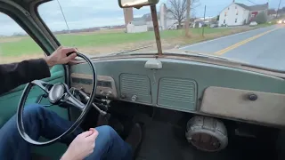 1953 Studebaker Truck running and driving after 47 years.