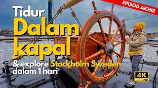 Tidur dalam kapal & explore Stockholm, Sweden dalam 1 hari | Travelog Iceland Episod 18
