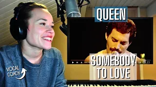 Finnish Vocal Coach Reacts: QUEEN - "Somebody to love" (CC)