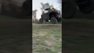 Sketchy jump in a Pro XP                       #polaris #offroad #rzrxp #turbo #rzrs #proxp #jump