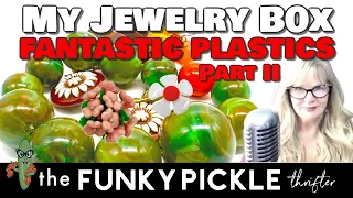 FANTASTIC PLASTIC Vintage JEWELRY II Bakelite Celluloid YARD SALE FINDS How to Identify