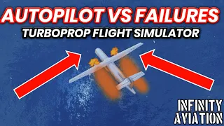 AUTOPILOT VS FAILURES | INSANE TFS CHALLENGE! | Turboprop Flight Simulator