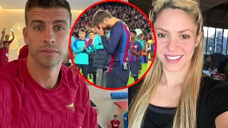 El gesto de Shakira que hizo llorar a Gerard Piqué en su despedida del Barcelona