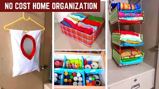 No Cost DIY Organization Ideas | Recyle Reuse | Wardrobe Organization Hacks