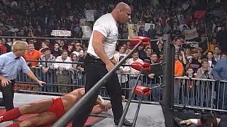 Goldberg Saves Ric Flair From NWO WCW Nitro 8th February 1999