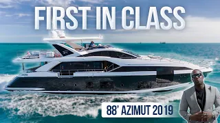 Italian Flair: 88 Azimut 2019 Yacht Walkthrough