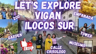 Vigan Ilocos Sur Vlog | Vigan Adventure + Hidden Garden + Zoo + Museums + Calle Crisologo + Empanada