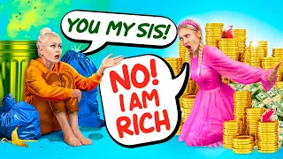 Rich Sister VS Poor Sister  / Kid VS Teen