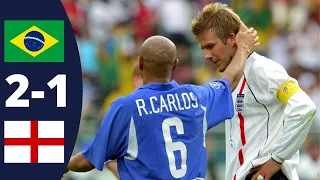 Brazil vs England 2-1 | Extended Highlights and Goals (World Cup 2002)