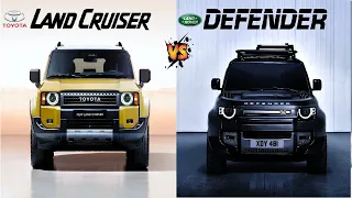 New 2024 Toyota Land Cruiser Prado VS Land Rover Defender - Which is Best Off-Road SUV?