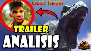 TRAILER JURASSIC WORLD: CHAOS THEORY - Secretos, Dinosaurios, Easter Eggs y más!