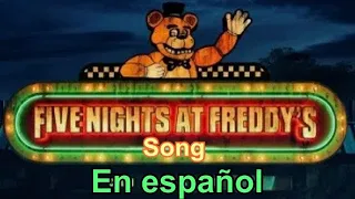 Canción five nights at freddy’s en español