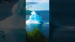 craziest glacier collapse 😳