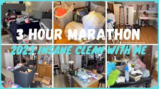 2023 INSANE CLEAN WITH ME MARATHON! OVER 3 HOURS OF EXTREME CLEANING MOTIVATION! SHYVONNE MELANIE TV