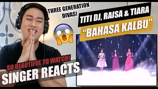 BAHASA KALBU - Titi DJ, Raisa & Tiara | SINGER REACTION