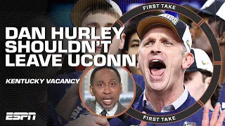 Dan Hurley SHOULDN'T even consider Kentucky 🗣️ 'UConn is a BETTER PROGRAM' - Stephen A. | First Take