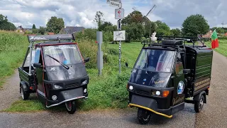 Verrückte Camping Tage mit der Piaggio Ape 50