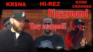 [Industry Ghostwriter] Reacts to: Hi- Rez- Playground Ft. KR$NA & KXNG CROOKED- Man that’s too much!