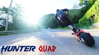 🛴😱"Extreme lean-with cornering !"🥇Hunter QUAD /Electric hyper scooter/전동킥보드