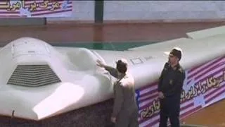 Iran displays captured US drone