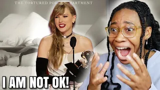 TAYLOR SWIFT GRAMMY 2024 AOTY ACCEPTANCE SPEECH + NEW ALBUM & TRACKLIST REACTION!!! 🥹